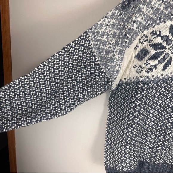 Vintage Trader Bay Snowflake Winter Ski Crewneck Sweater Mens Size 2X - Picture 3 of 8